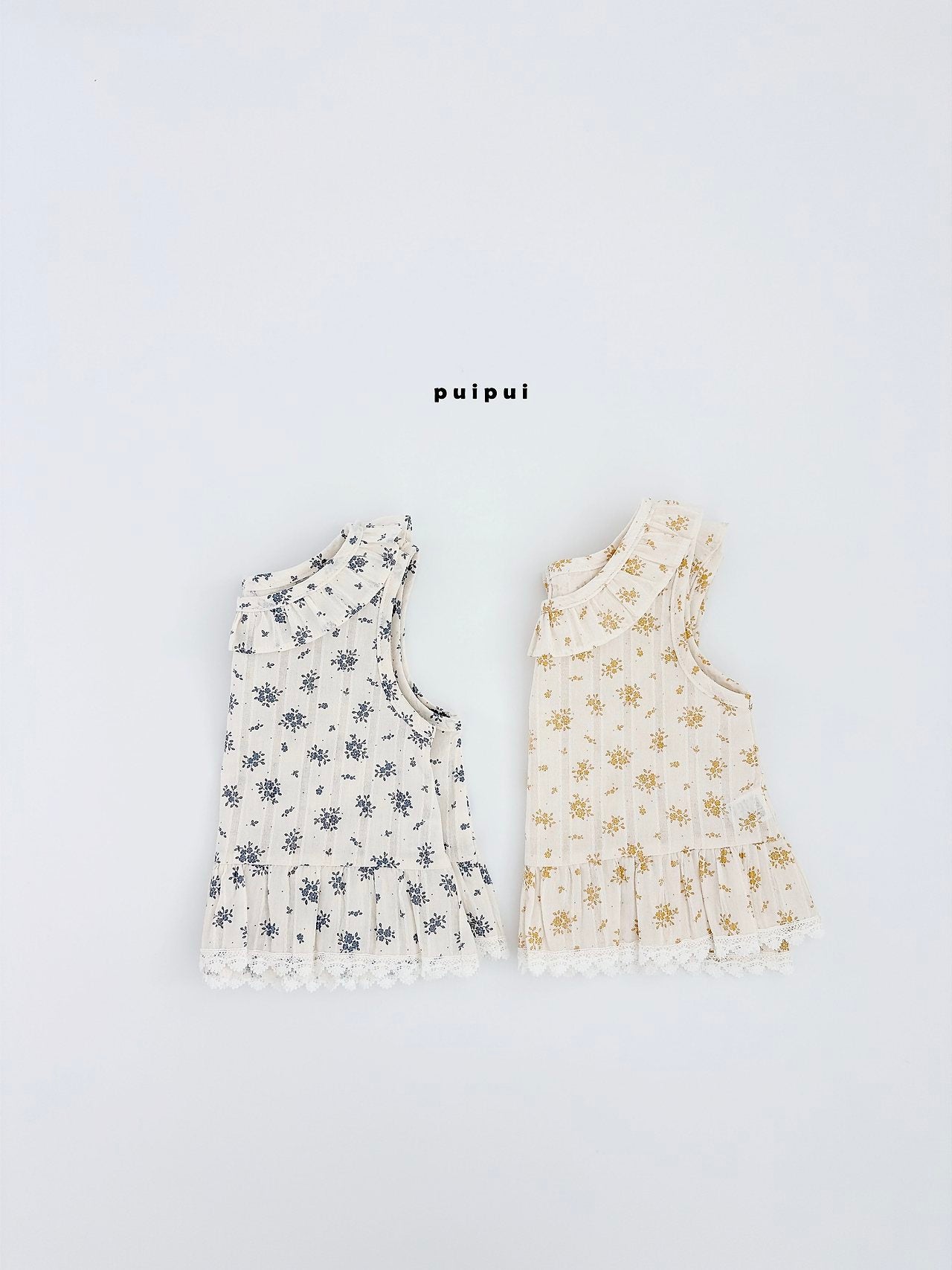 ［puipui］Cotton flower blouse