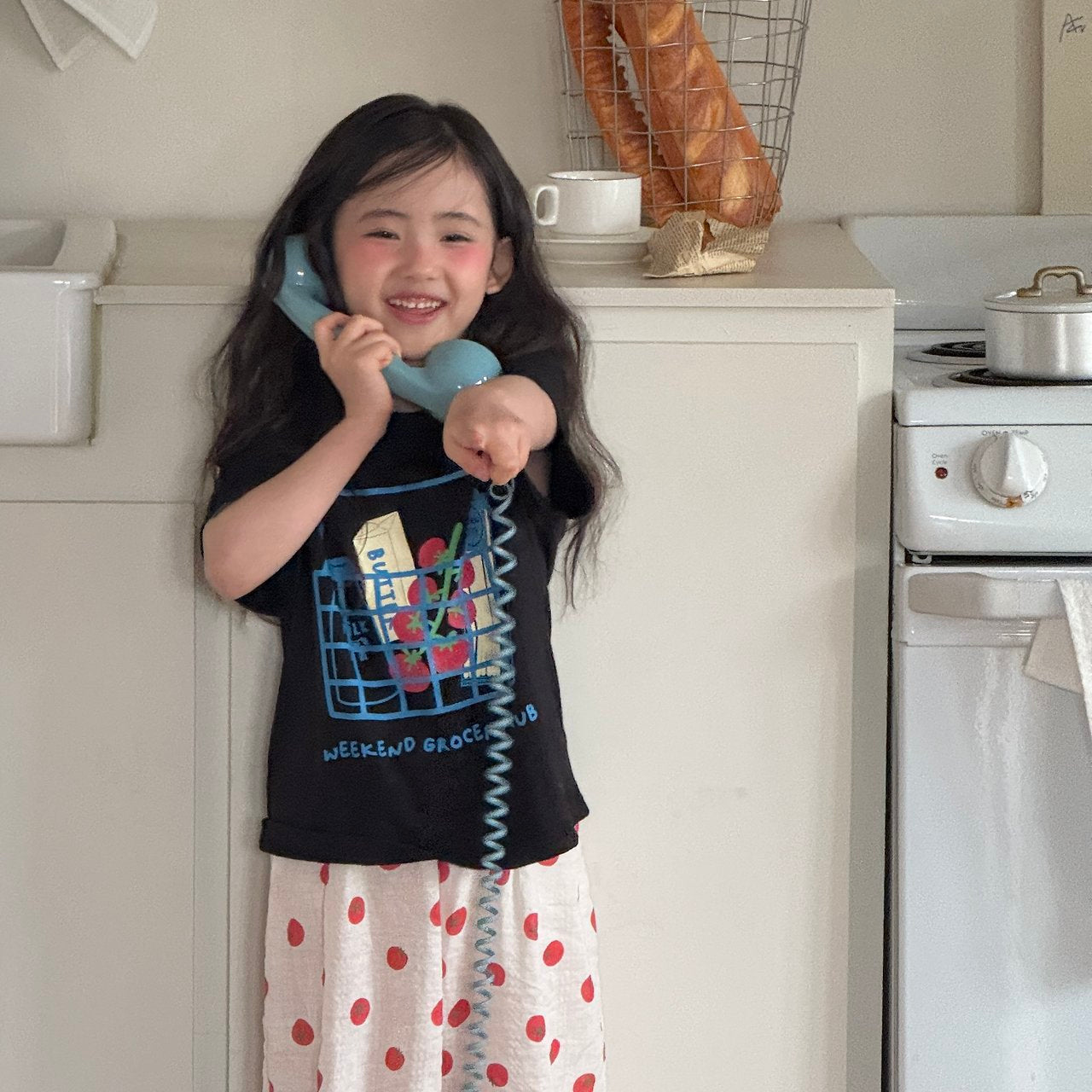［ninibello］Bascket tee