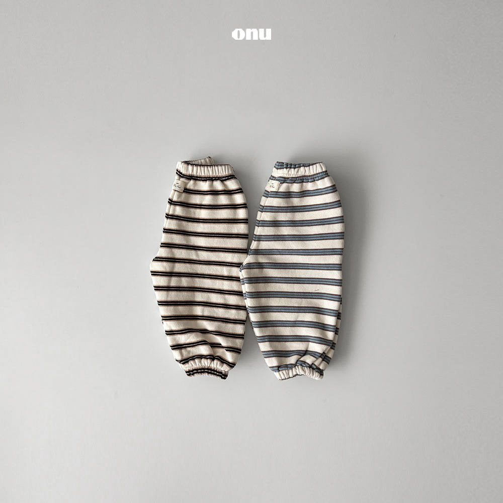 ［onu］Macaron stripe jogger pants