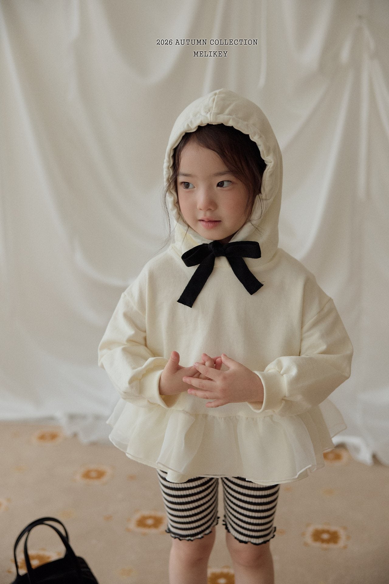 ［Melikey］Chacha frill hoodie