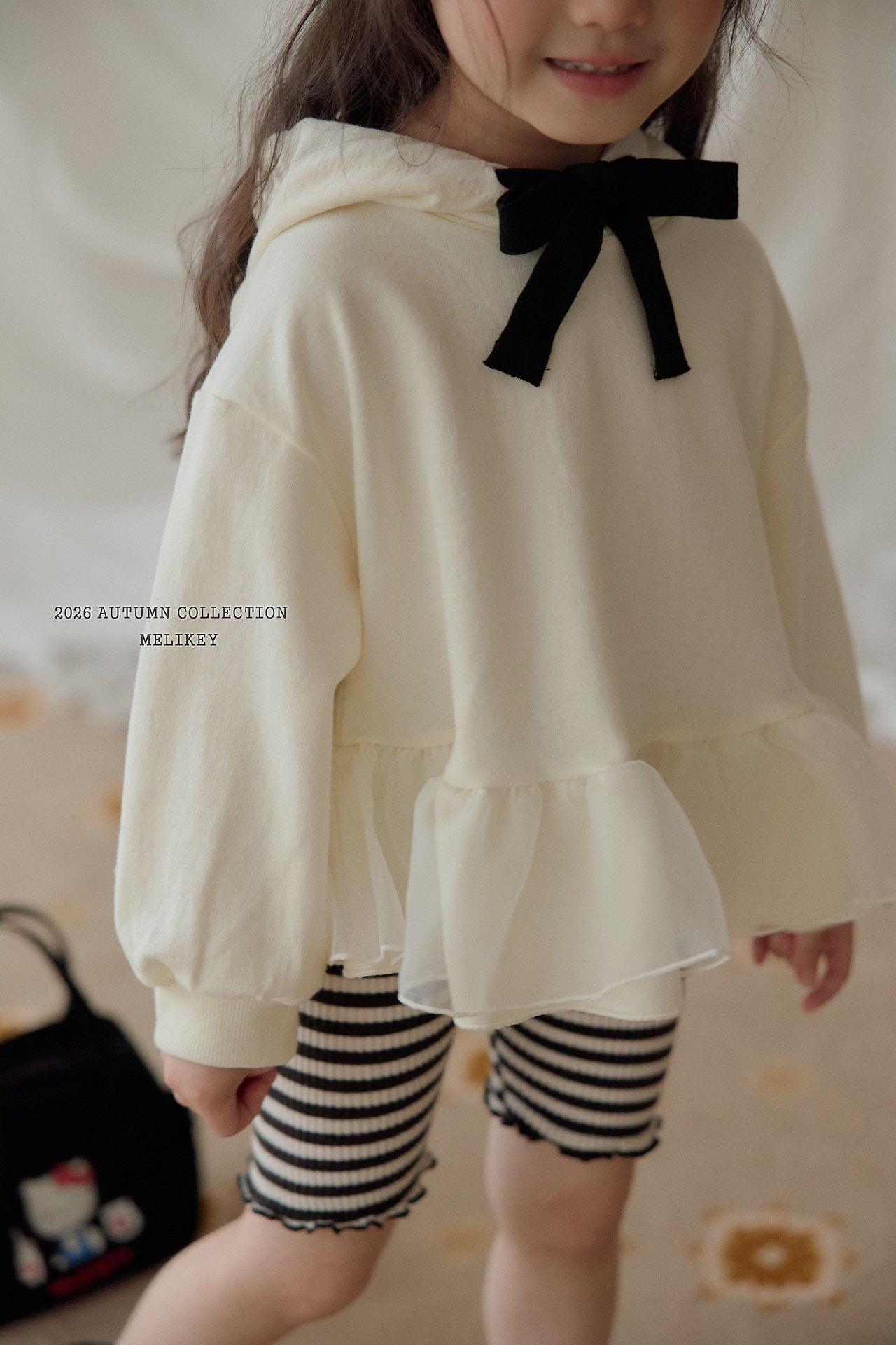 ［Melikey］Chacha frill hoodie