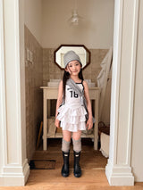 ［comma］Line cancan skirt
