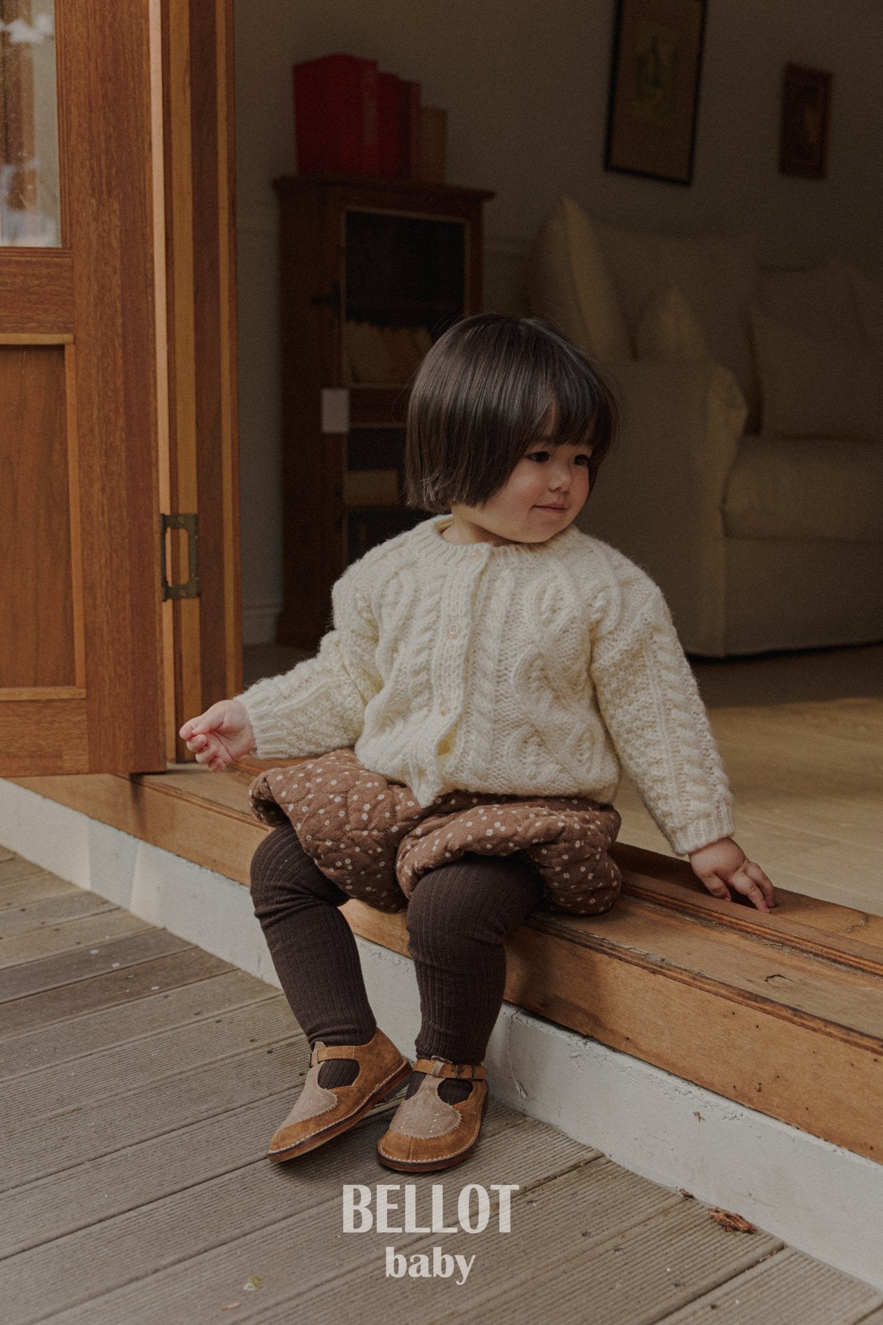 ［BELLOT］Alpha wool cardigan (baby)