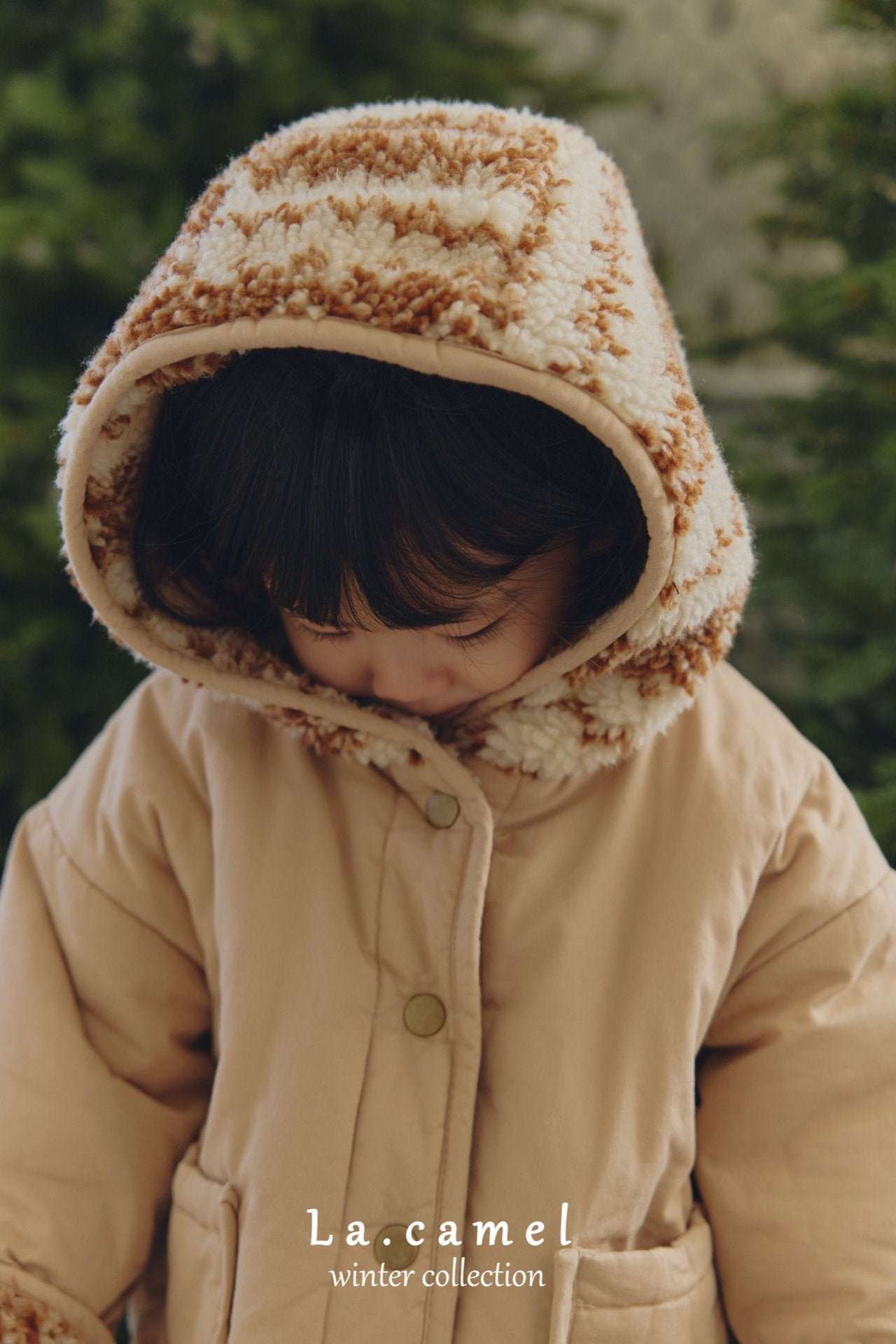 ［La.camel］Candy reversible padding jacket