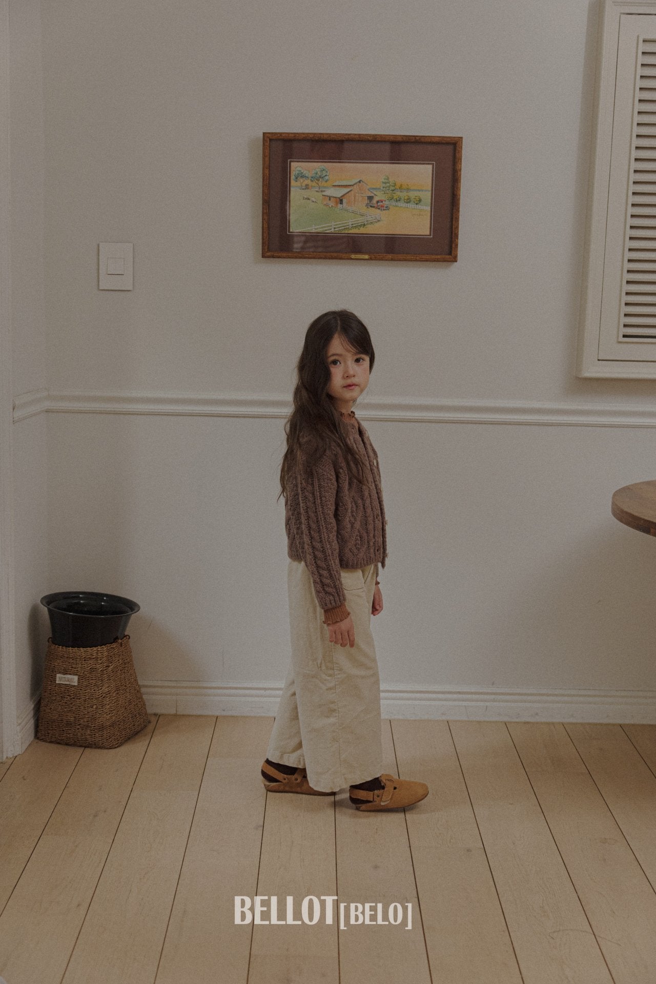 ［BELLOT］Alpha wool cardigan (kids)