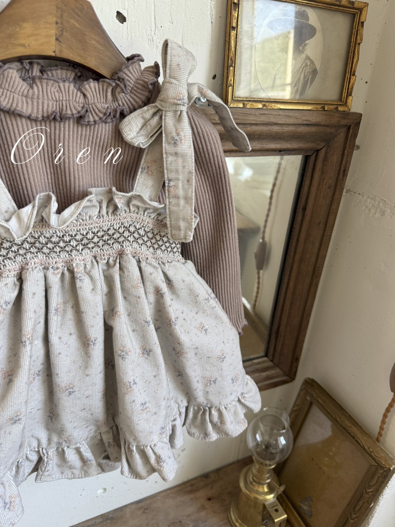 ［OREN］Emily smocking bloomer skirt
