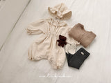 ［valubebe］Dot frill bebe suit (baby)