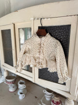 ［marron］Daily frill zip-up