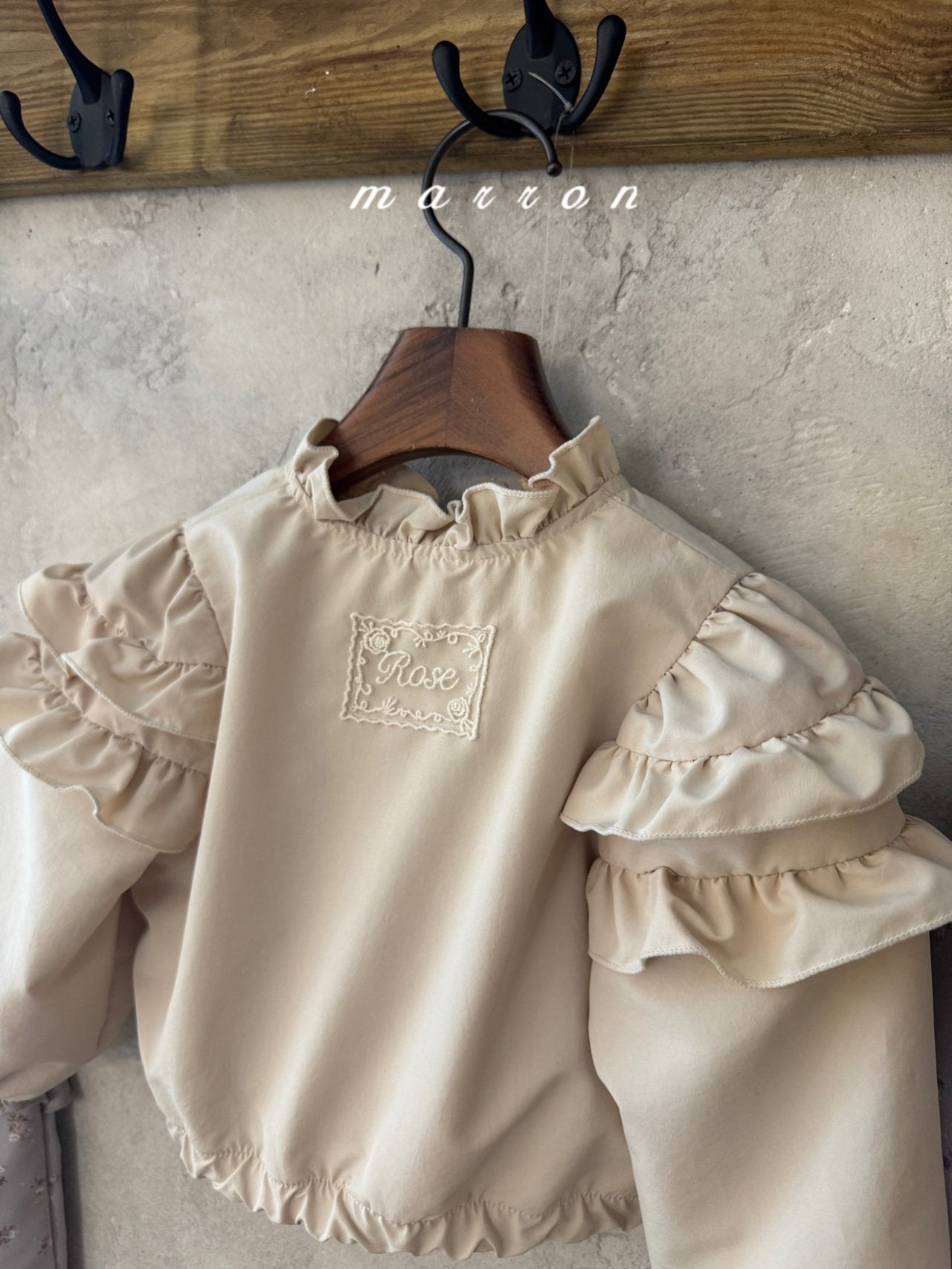 ［marron］Frill jacket