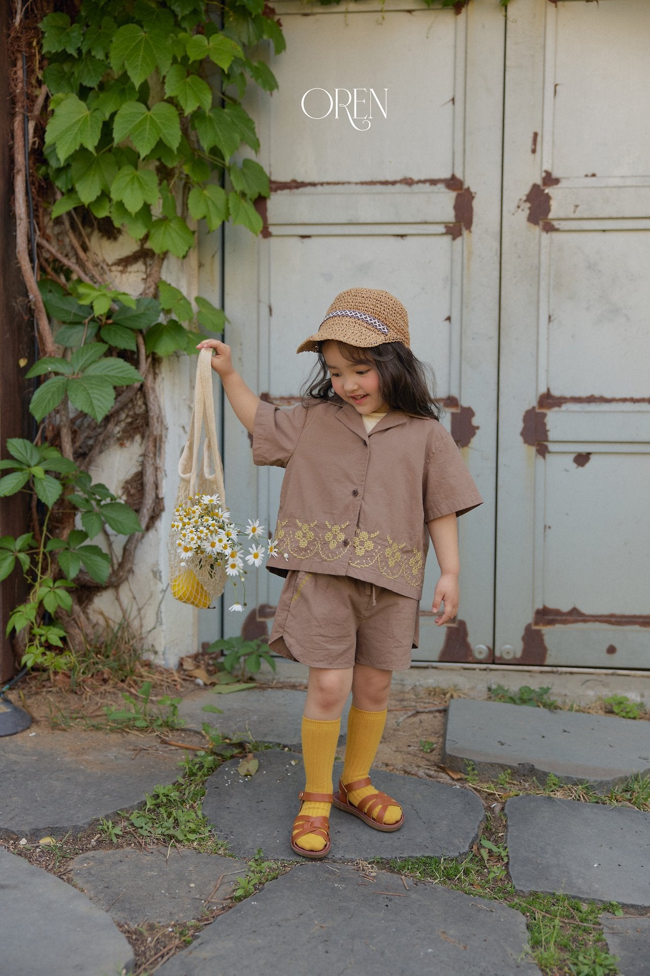 ［OREN］Rosie garden shirt