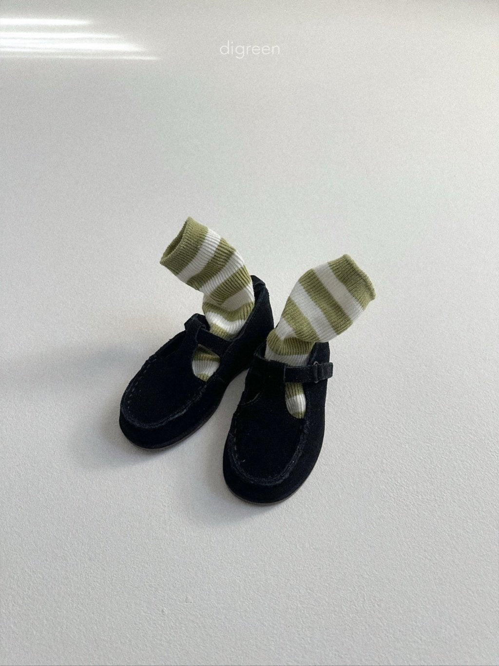 ［digreen］Minimal stripe socks set
