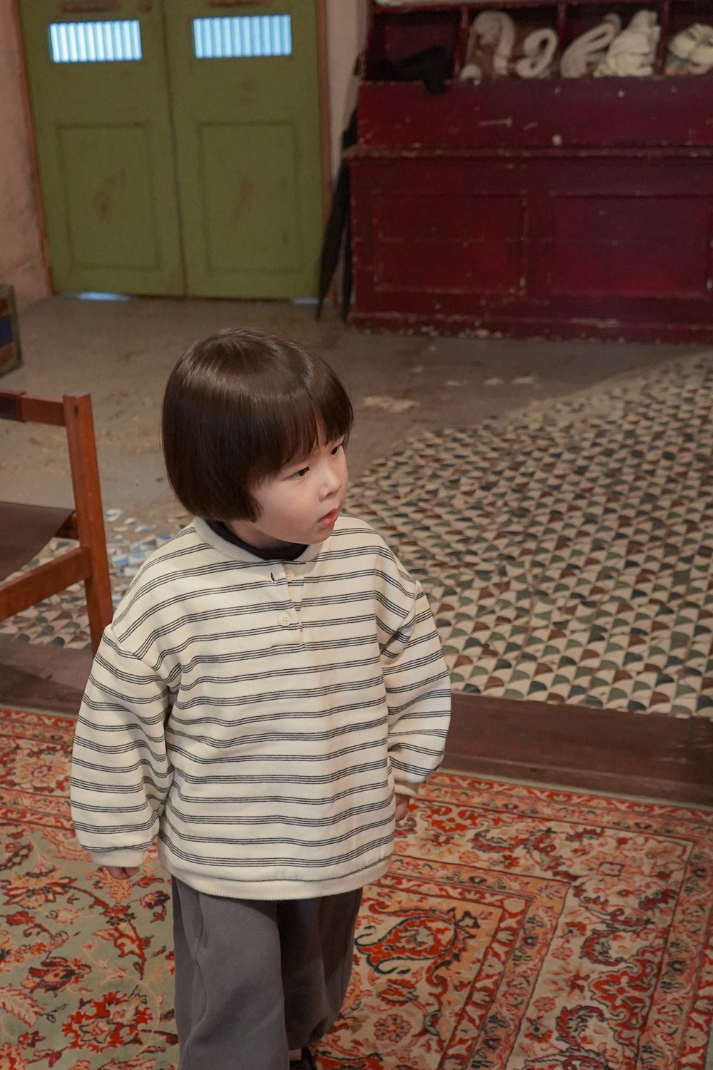 ［onu］Stripe button mtm