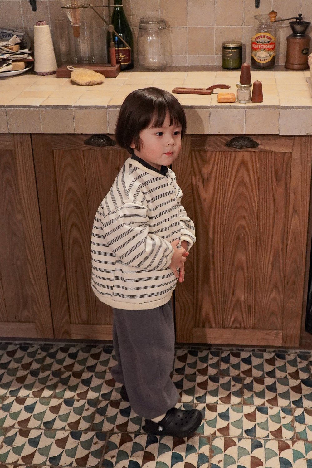 ［onu］Stripe button mtm