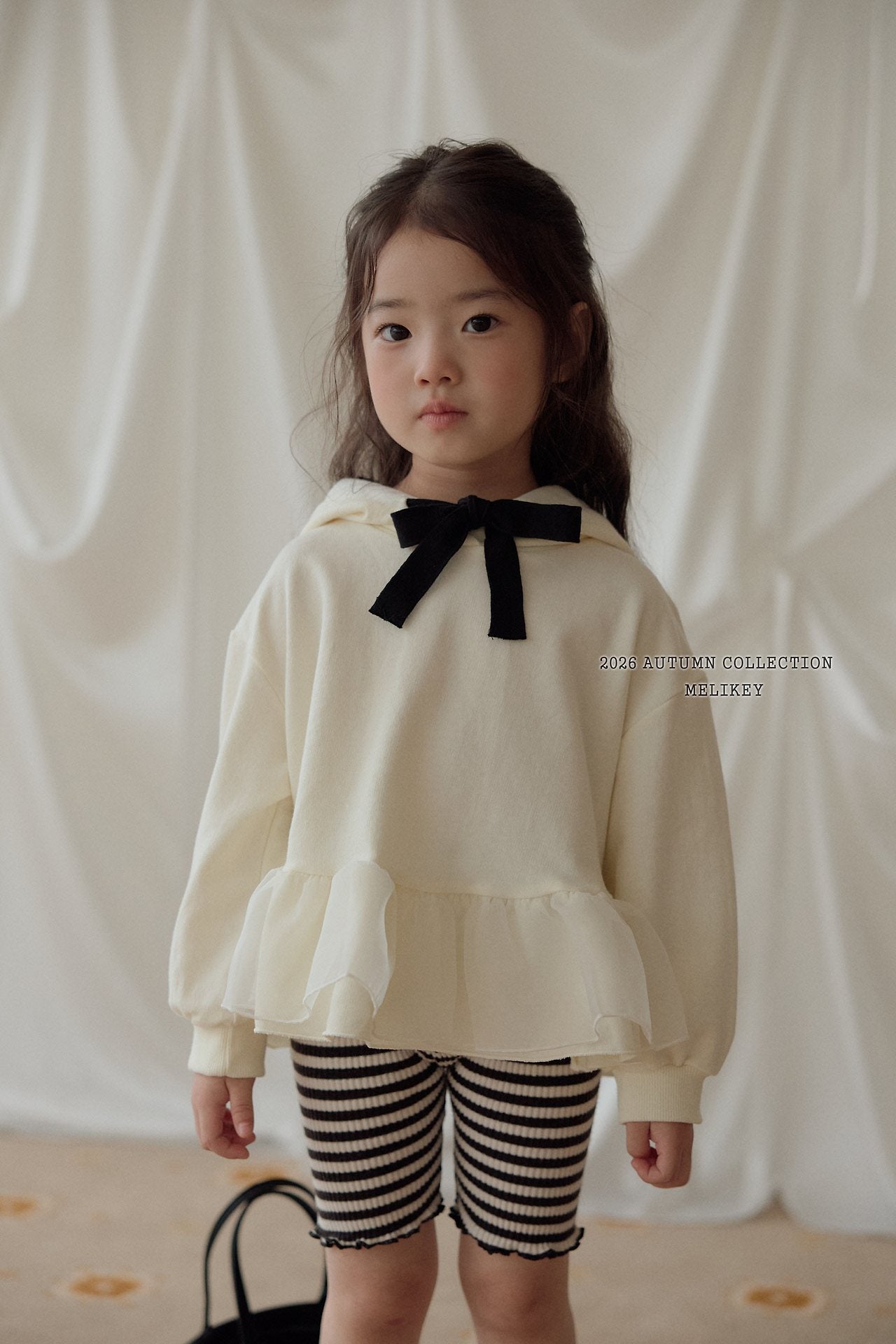 ［Melikey］Chacha frill hoodie