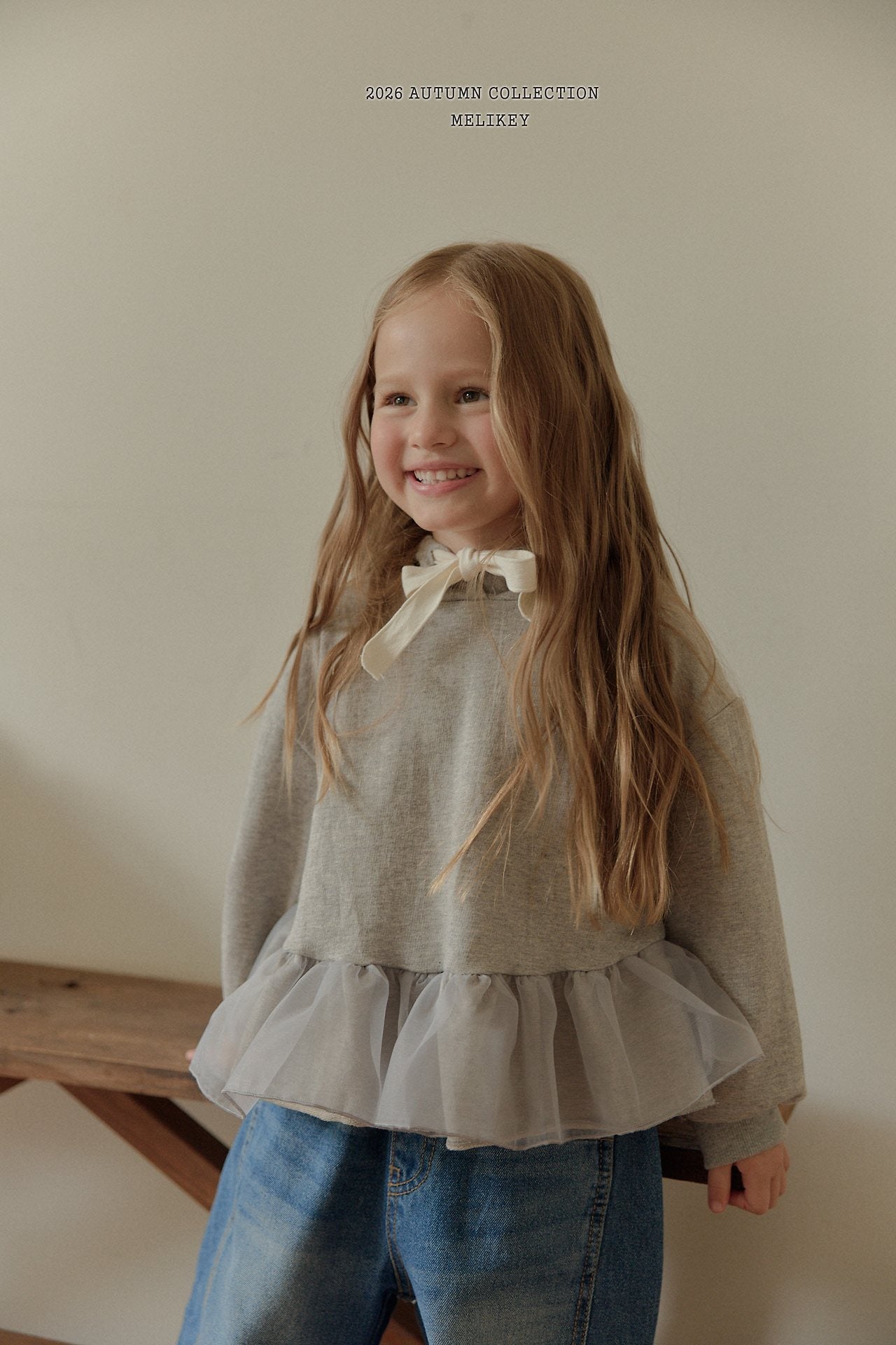 ［Melikey］Chacha frill hoodie