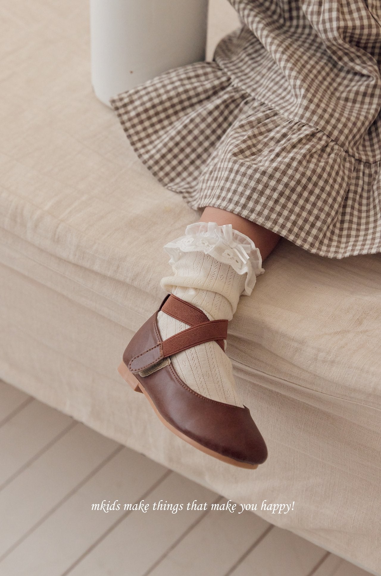 ［mkids］Flour lace socks