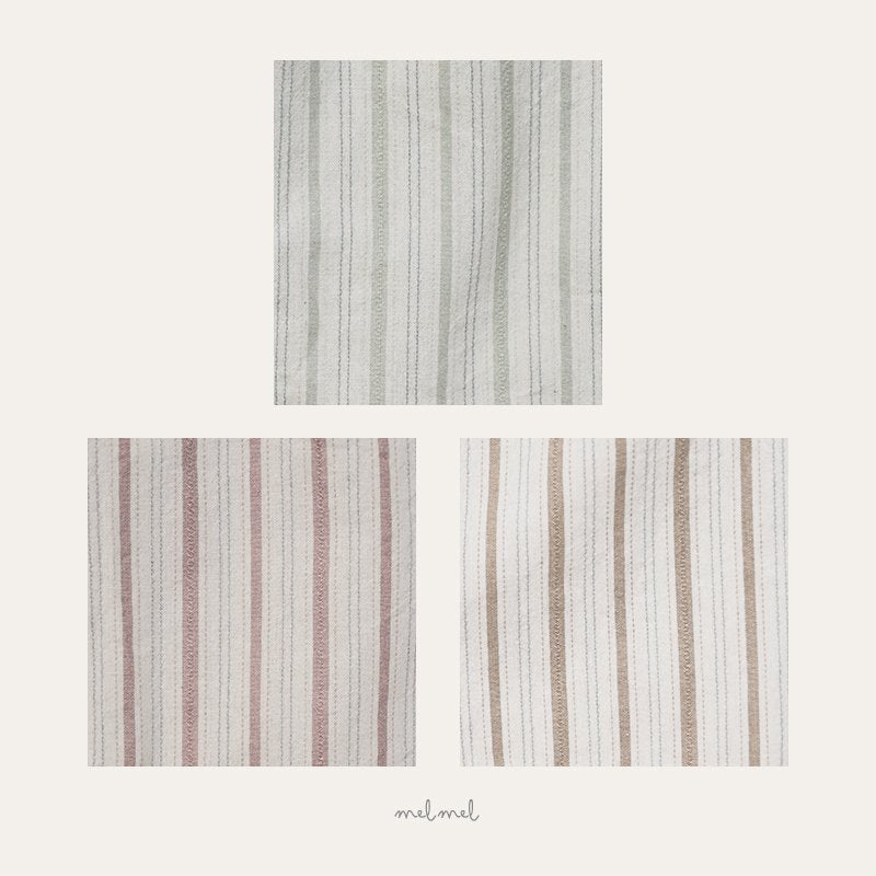 ［melmel］Multi stripe pants