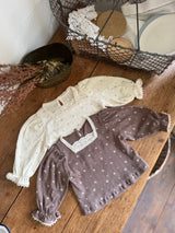 ［marron］Flower puff tops