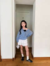 ［comma］Line cancan skirt