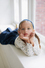［azalea］Floral boatneck tee (baby & kids)