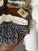 ［marron］Ribbon flower windbreaker