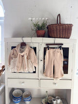 ［marron］Bunny lace hoodie