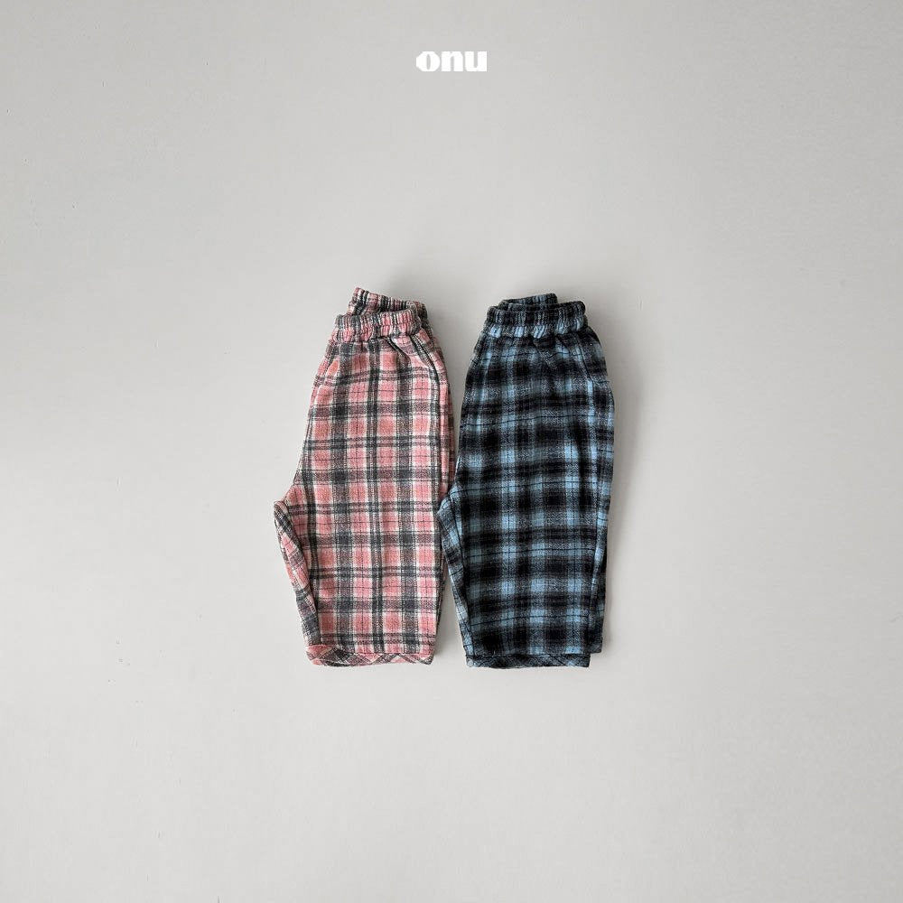 ［onu］Check warm pants