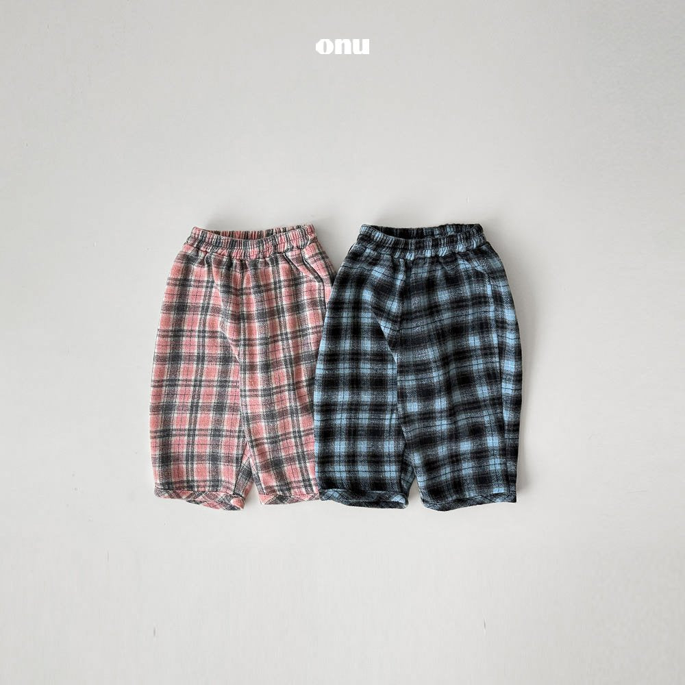 ［onu］Check warm pants