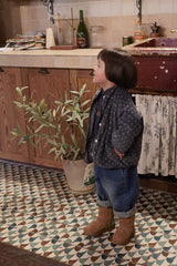 ［onu］Dot fleece jumper