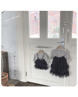 ［nunubiel］Floral ribbon tee (kids)