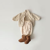 ［onu］Dot fleece jumper