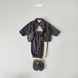 ［onu］Dot fleece jumper