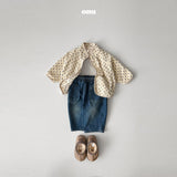 ［onu］Dot fleece jumper