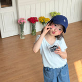 ［ninibello］Mellow eyelet tee