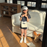 ［ninibello］Mellow eyelet tee