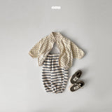 ［onu］Dot fleece jumper