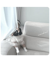 ［nunubiel］Floral ribbon tee (baby)