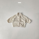 ［onu］Dot fleece jumper