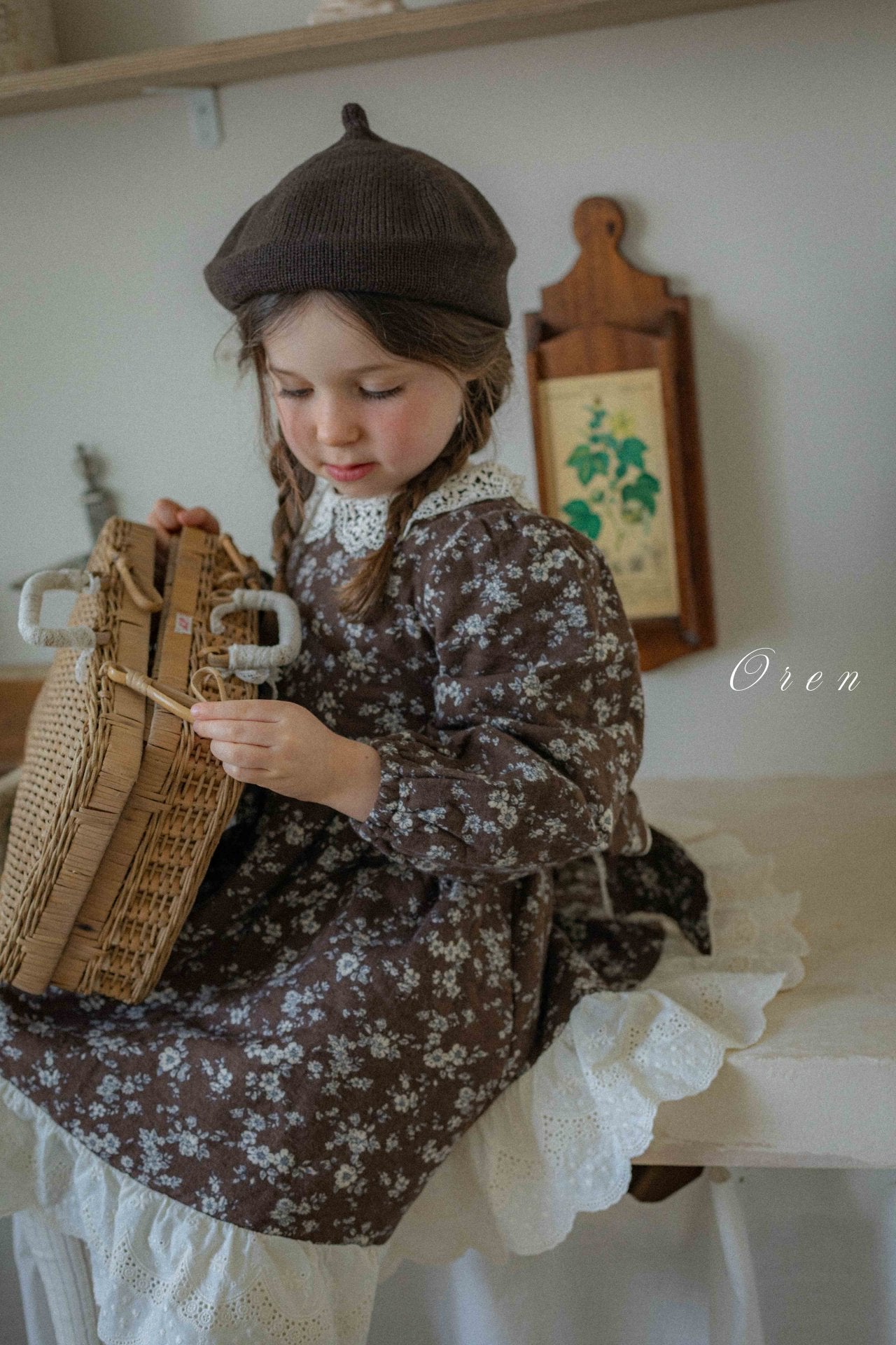 ［OREN］Selena flower padding one-piece (1oz)