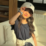 ［ninibello］Mellow eyelet tee