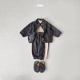 ［onu］Line dot jogger pants