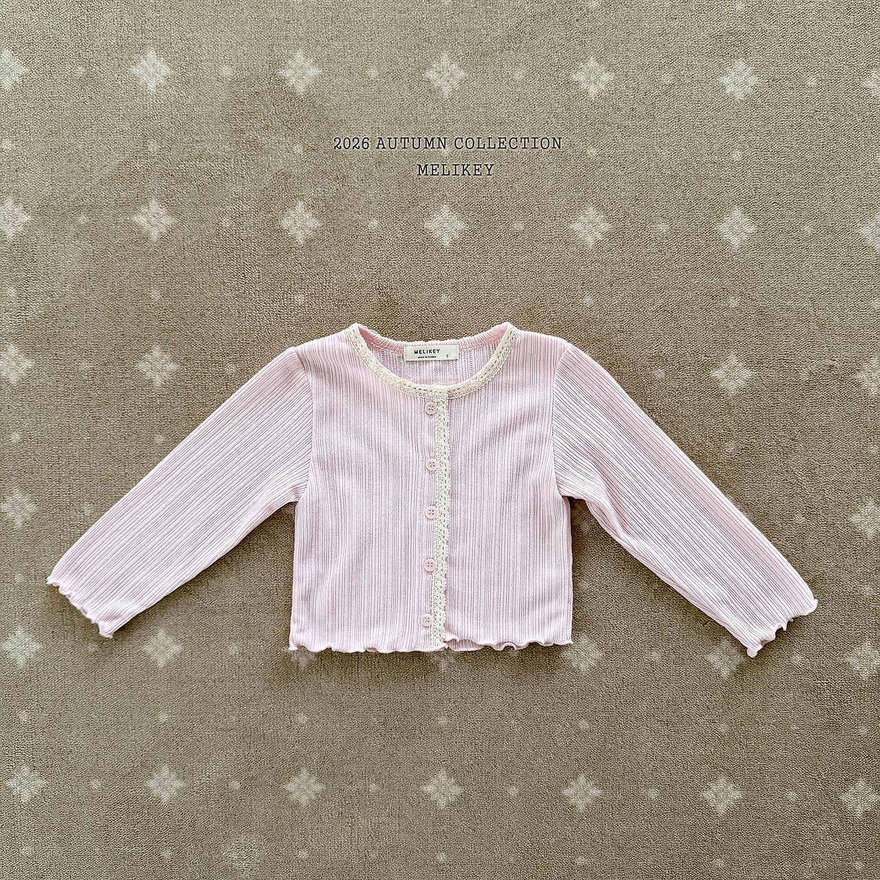 ［Melikey］Natural lace cardigan