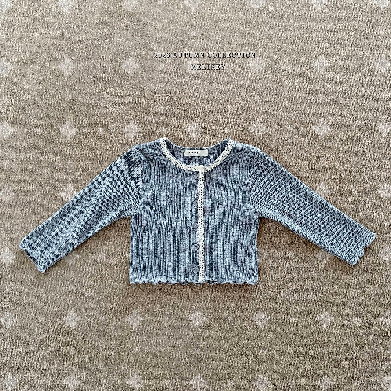 ［Melikey］Natural lace cardigan