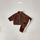 ［onu］Line dot jogger pants