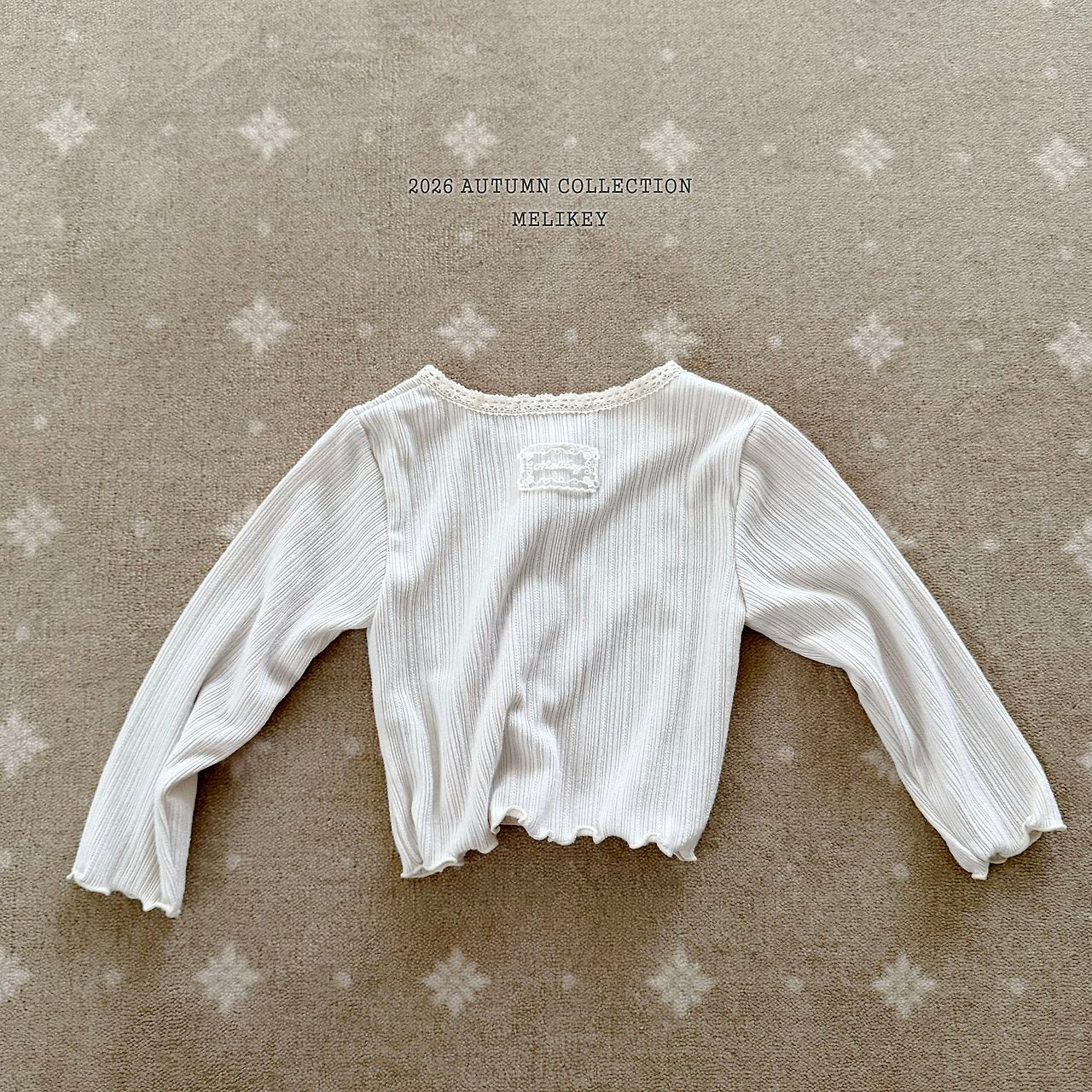 ［Melikey］Natural lace cardigan