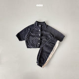 ［onu］Line dot jogger pants