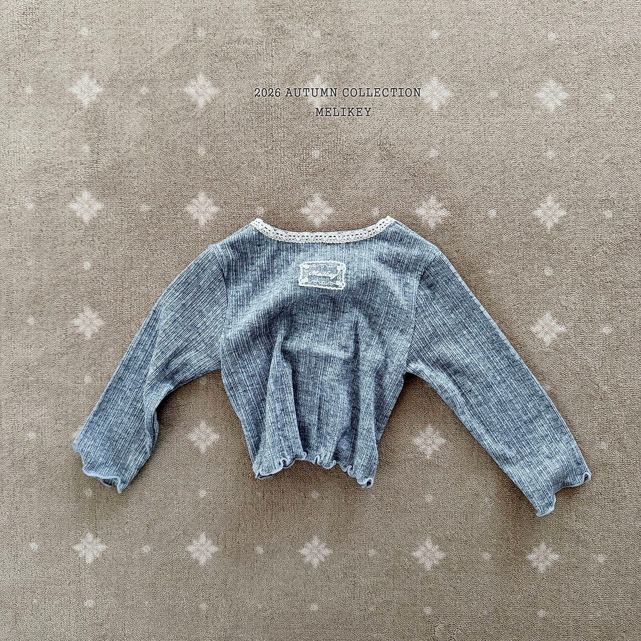 ［Melikey］Natural lace cardigan