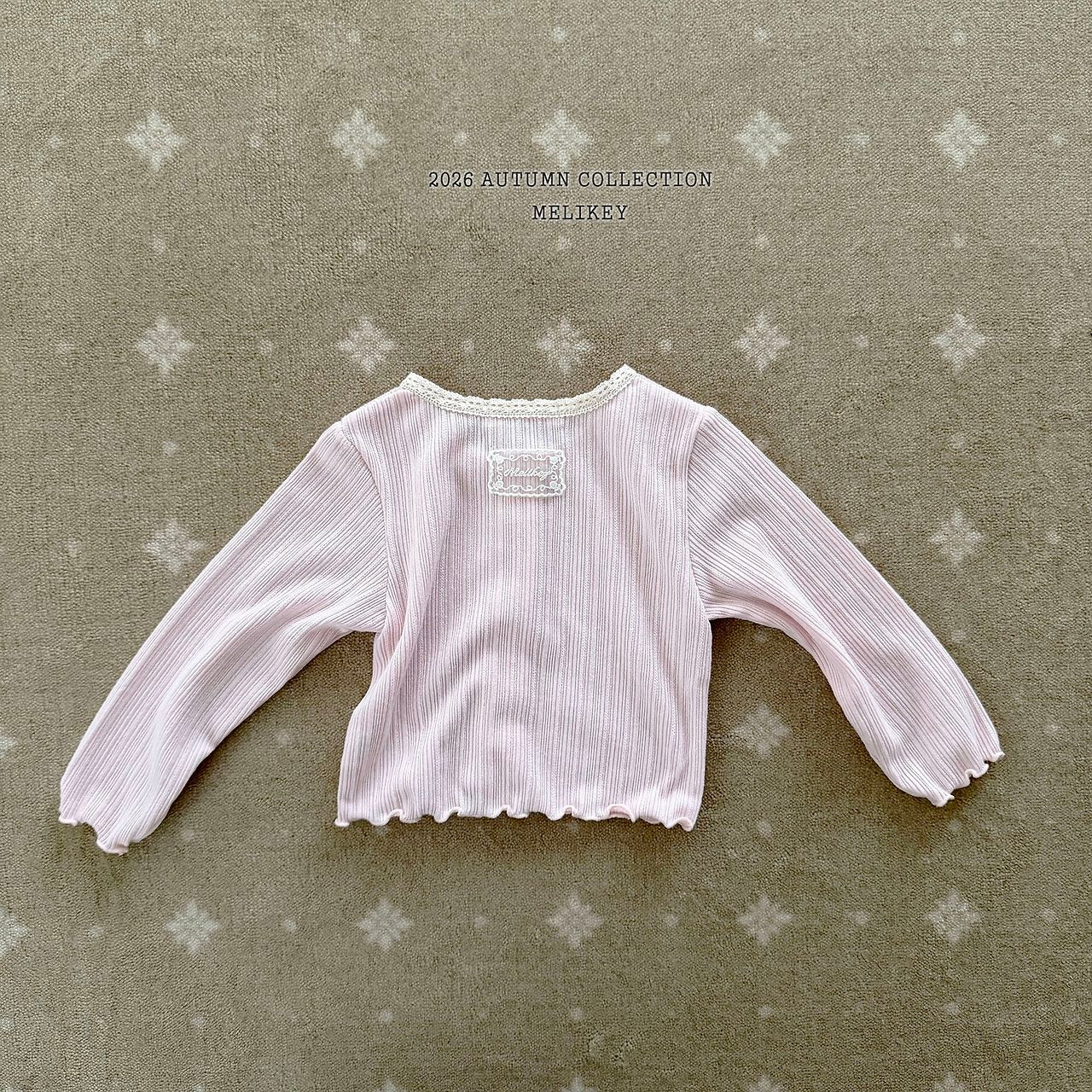 ［Melikey］Natural lace cardigan