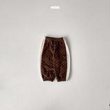 ［onu］Line dot jogger pants