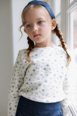 ［azalea］Floral boatneck tee (baby & kids)